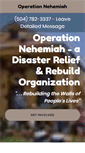 Mobile Screenshot of operationnehemiah.com